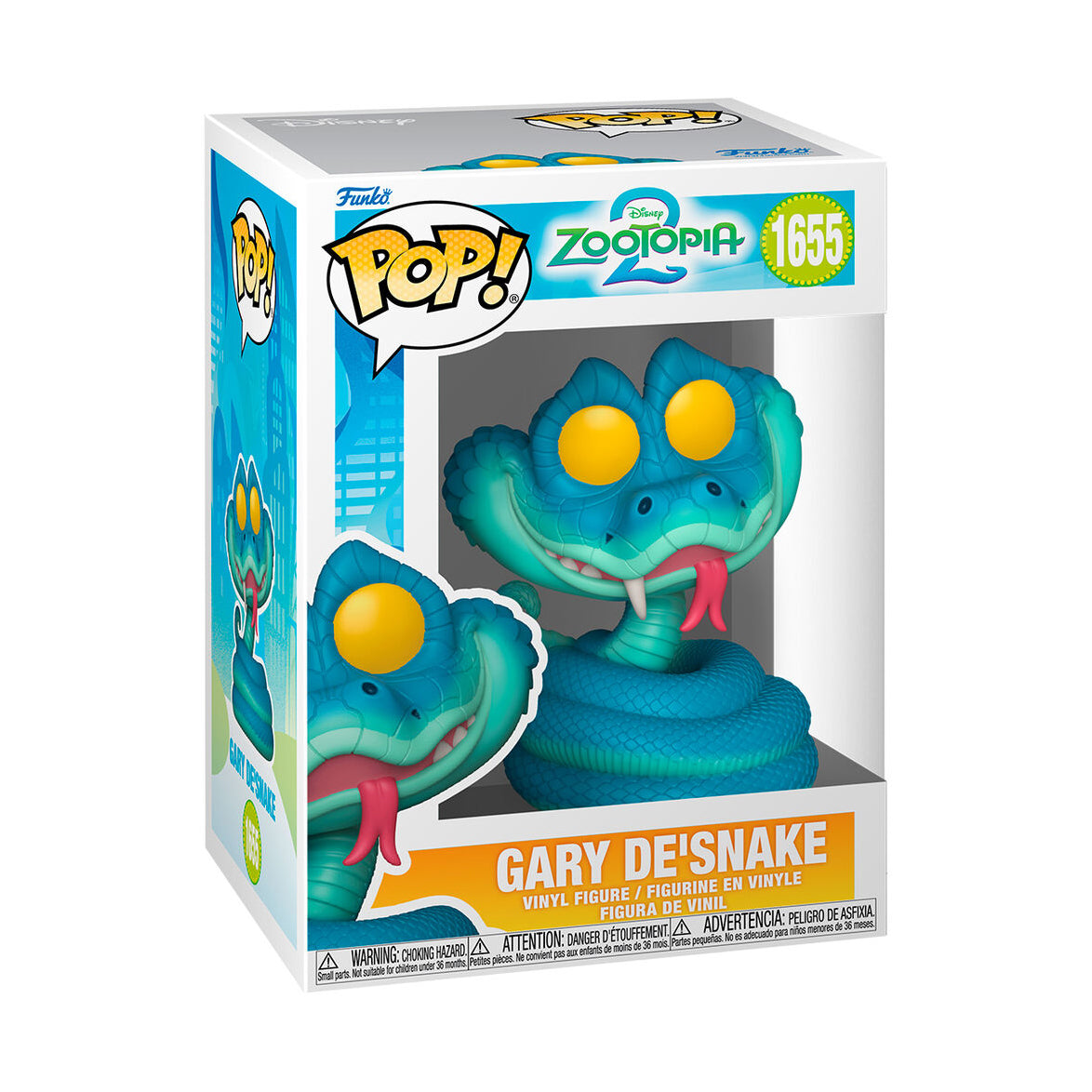 Funko Pop Gary De'Snake Zootopia #1655