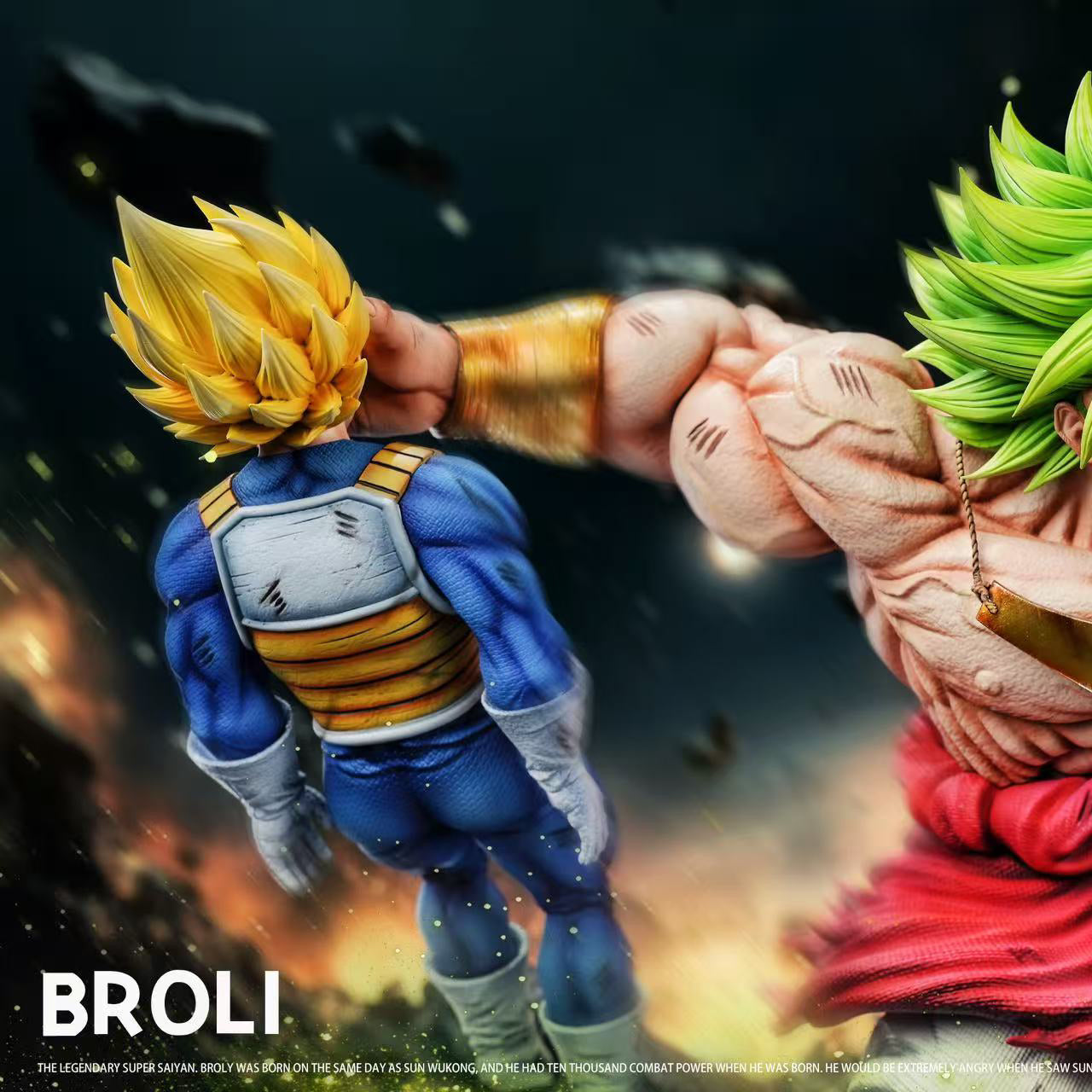Dragon Ball Broly Vs Goku x Vegeta Yi Shou Studio Resin