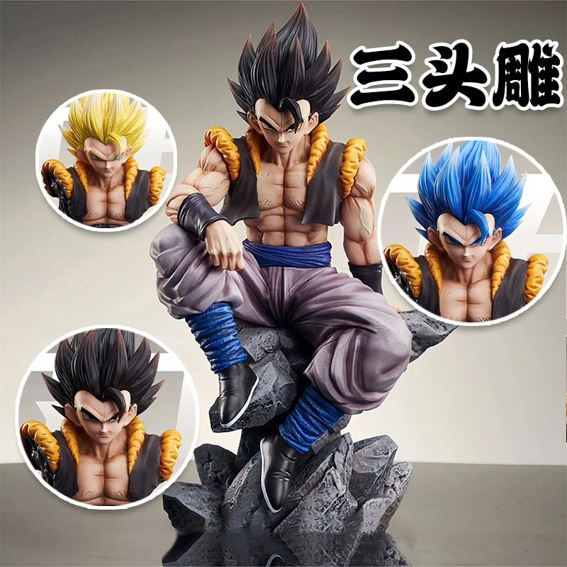 Dragon Ball Gogeta Sitting Action