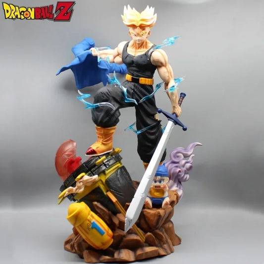 Future Trunks Super Saiyan Capsule Corp Time Machine DIM Studio PVC