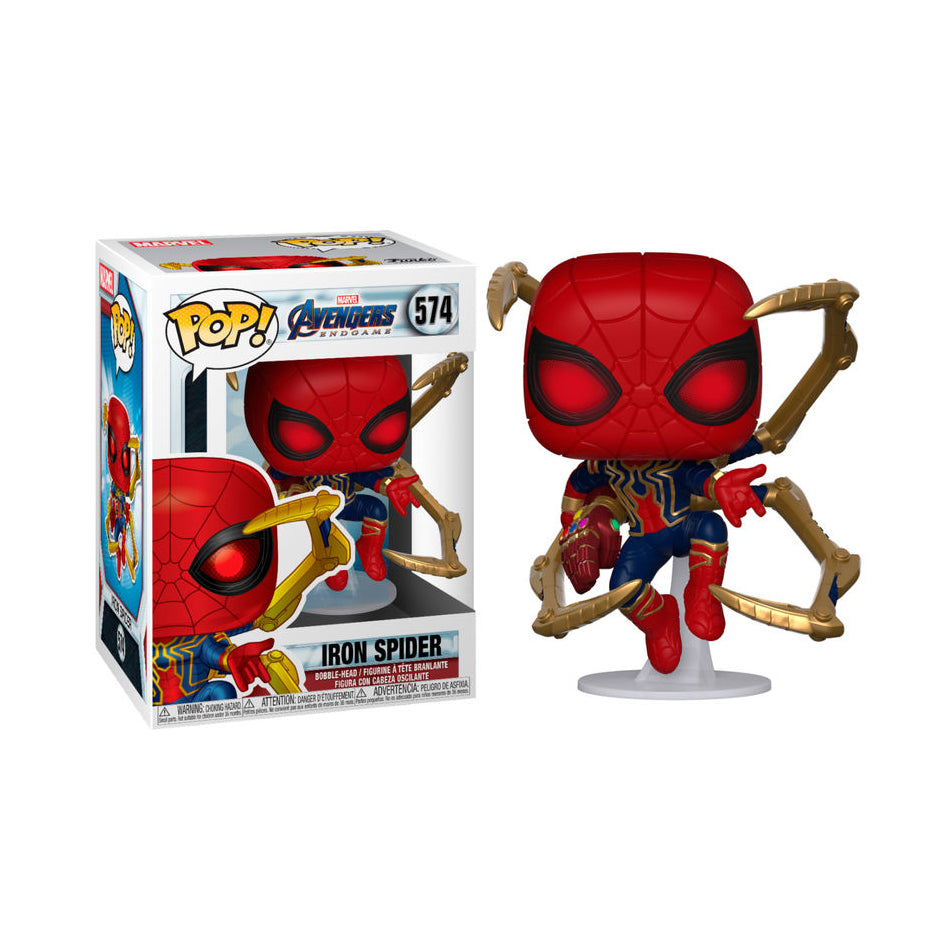 Funko Pop Iron Spider With Nano Gauntlet Marvel Avengers #574