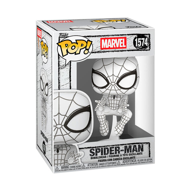 Funko Pop Marvel Sketch Spider Man #1574