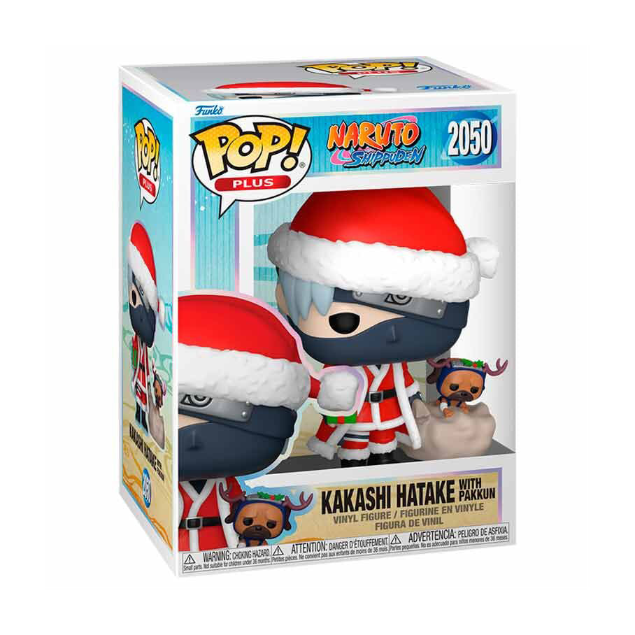 Funko Pop Plus Kakashi Hatake With Pakkun Christmas Holiday Naruto #2050