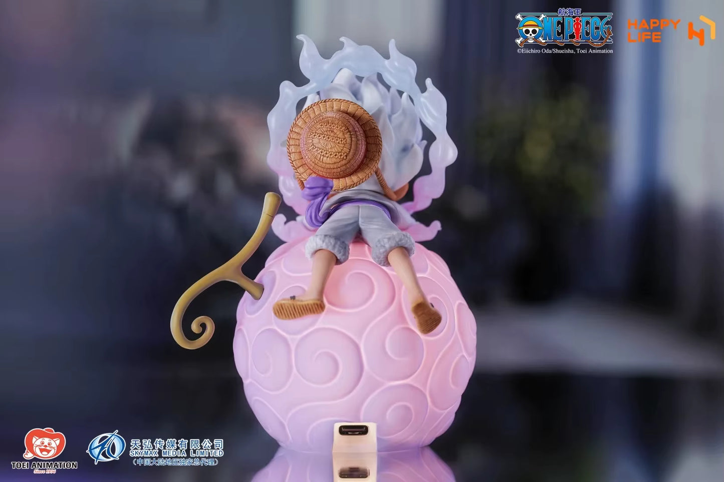 Luffy Gear 5 Nika Devil Fruit LED Night Light Happy Life Studio