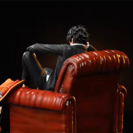 Portgas D Ace sitting