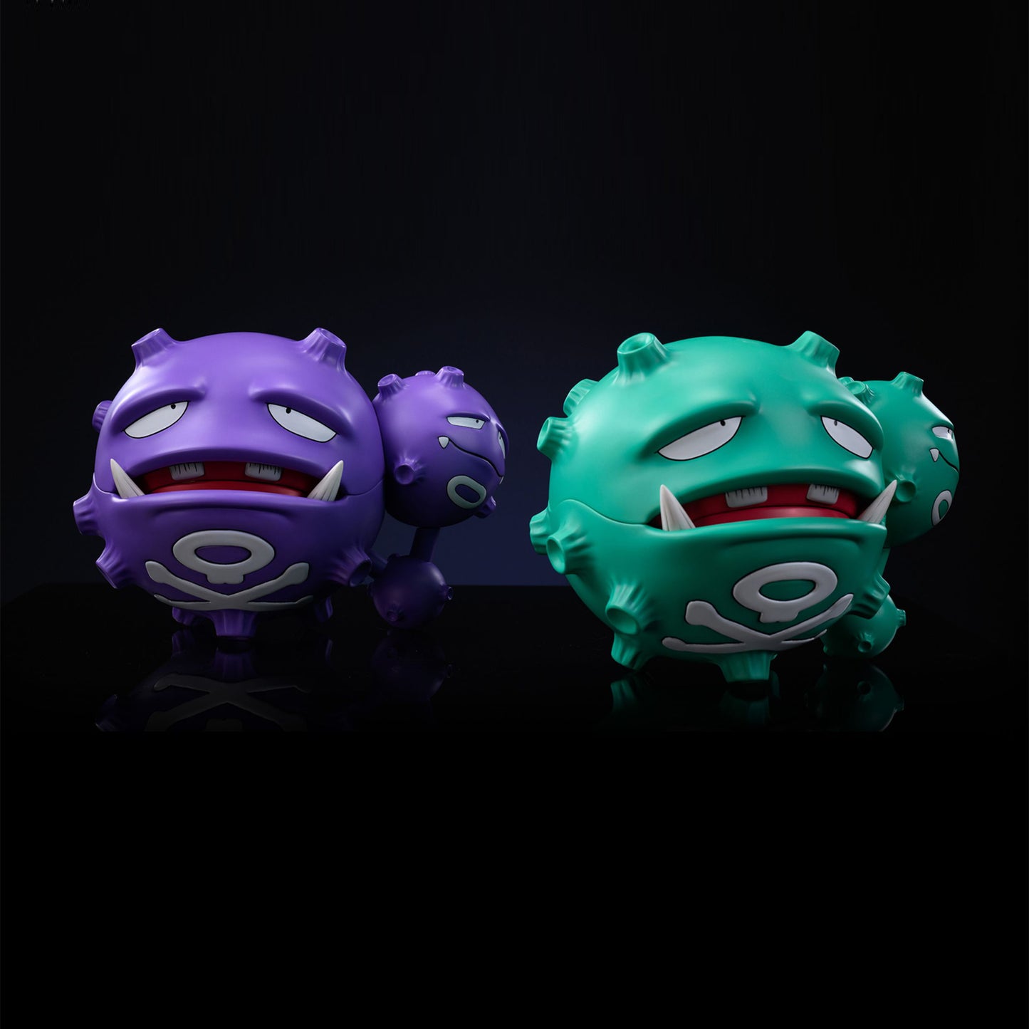 Weezing Pokemon Statue IRON Studio Resin