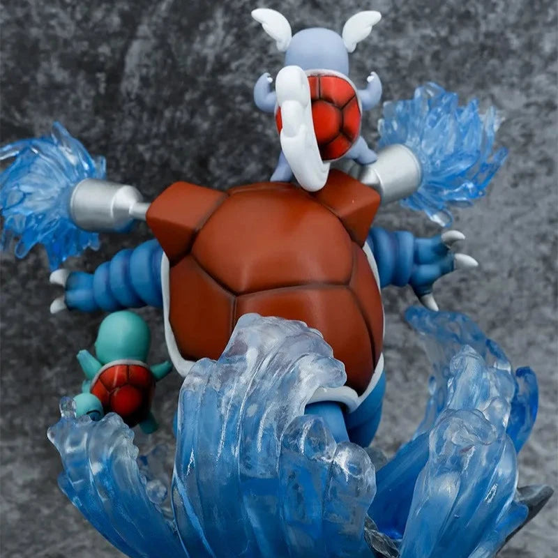 Pokemon Blastoise Evolution Wartortle Squirtle EGG Studio PVC
