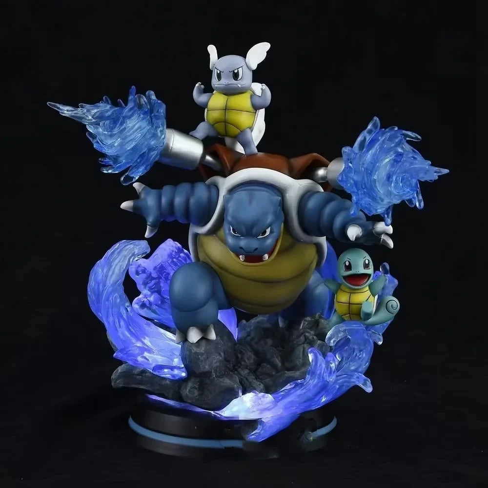 Pokemon Blastoise Evolution Wartortle Squirtle EGG Studio PVC