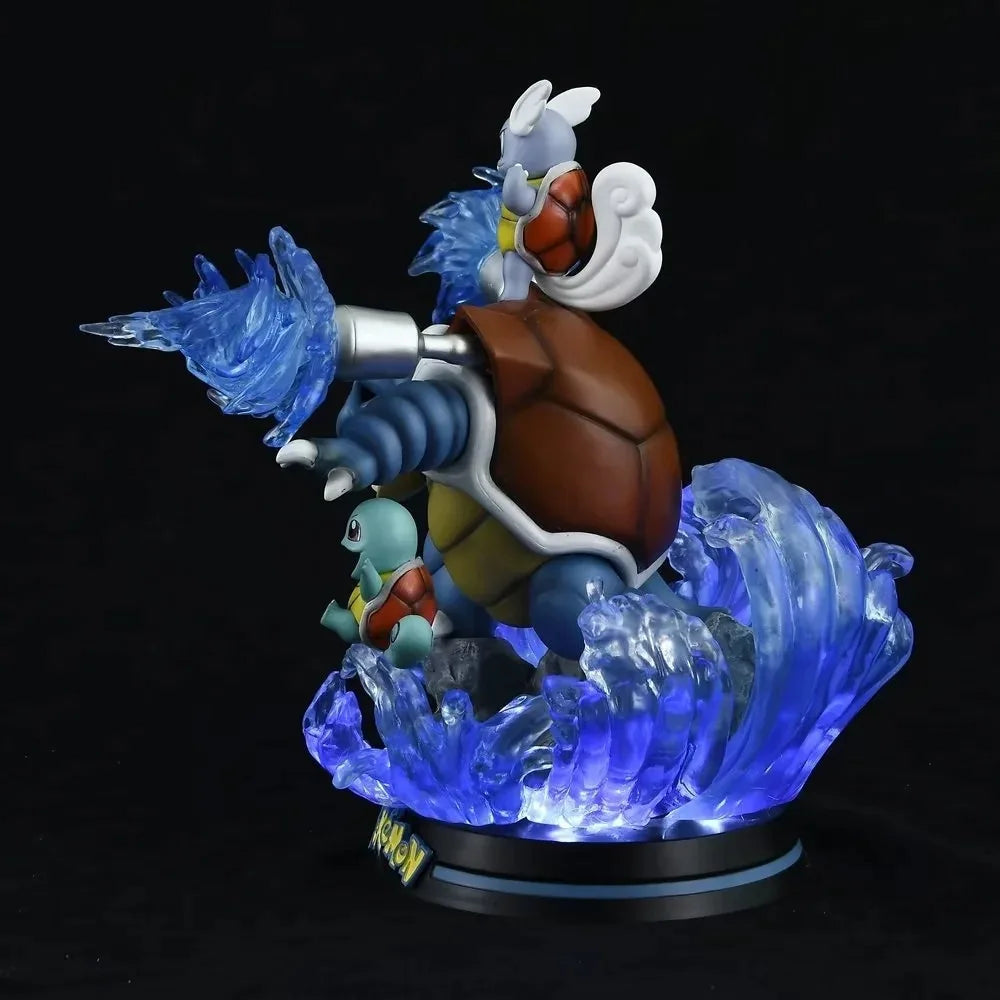 Pokemon Blastoise Evolution Wartortle Squirtle EGG Studio PVC