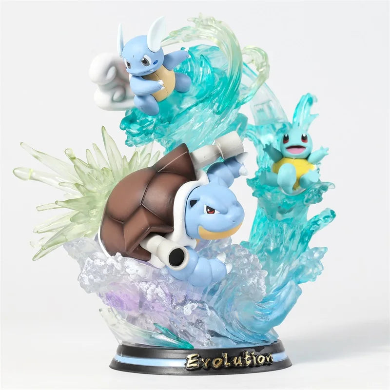 Pokemon Blastoise Evolution Wartortle Squirtle MFC Studio