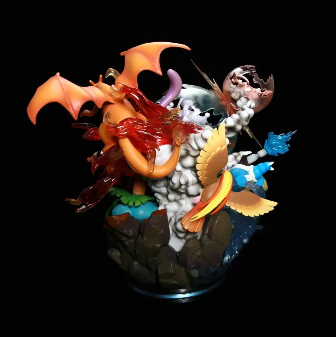 Pokemon First Generation Mewtwo, Charizard, Blastoise, Venusaur & Pikachu Pokémon MFC Studio PVC