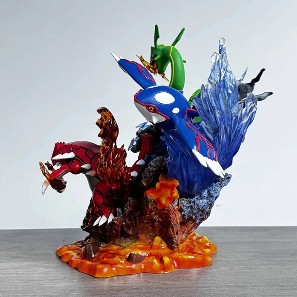 Pokemon Legendary Pokemon Rayquaza Groudon Kyogre PPAP Studio PVC