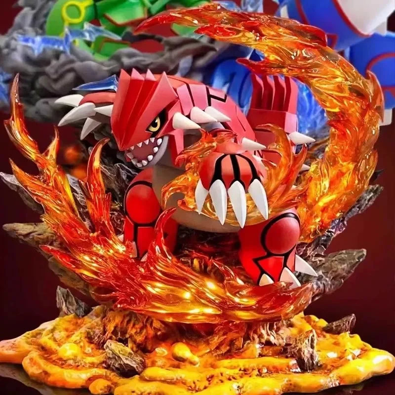Pokemon Legendary Pokemon Rayquaza Groudon Kyogre PPAP Studio PVC