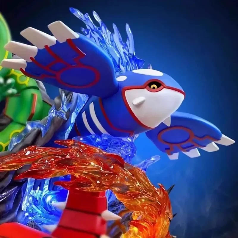 Pokemon Legendary Pokemon Rayquaza Groudon Kyogre PPAP Studio PVC