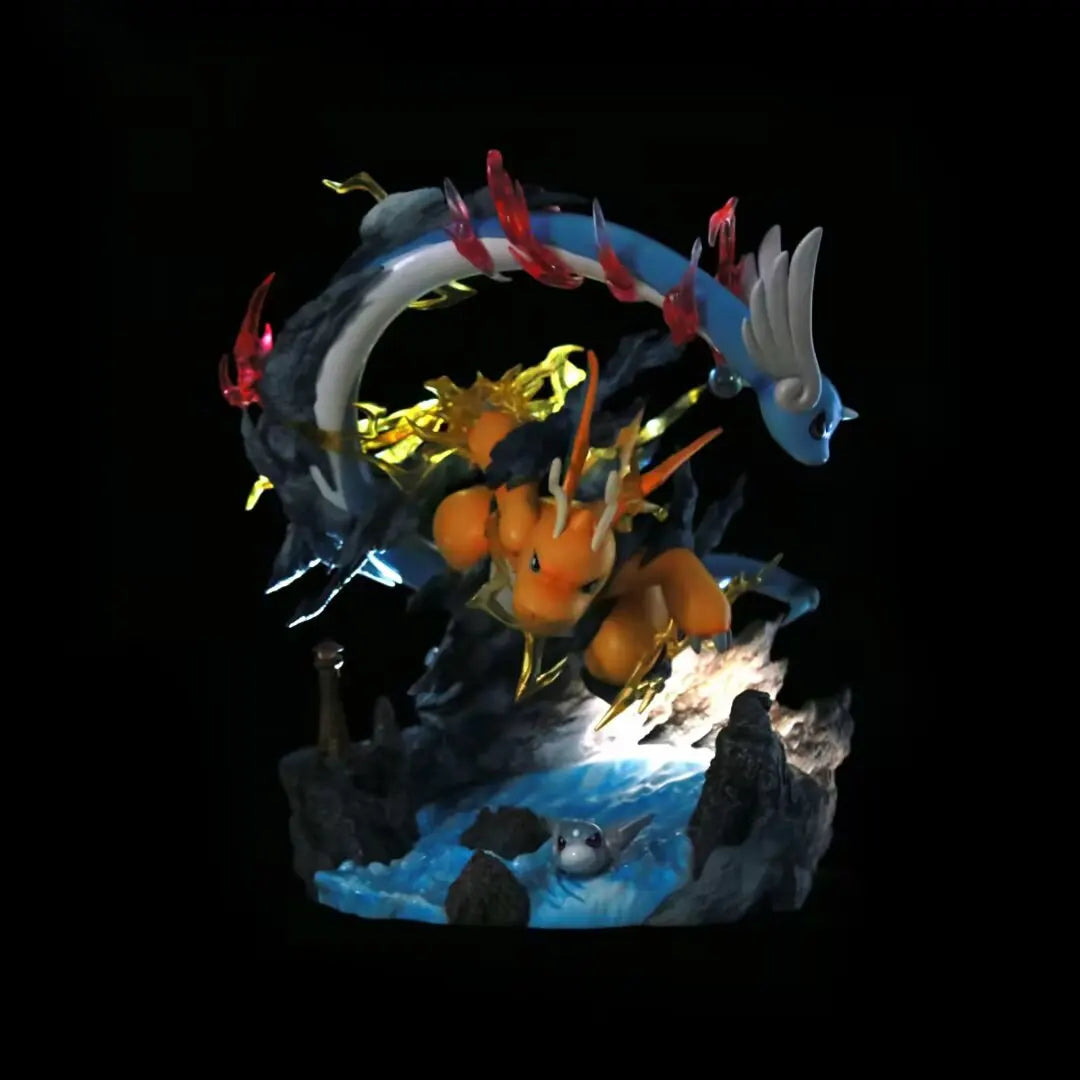 Diorama Dragonite & Dragonair Pokémon Fantasy Studio PVC