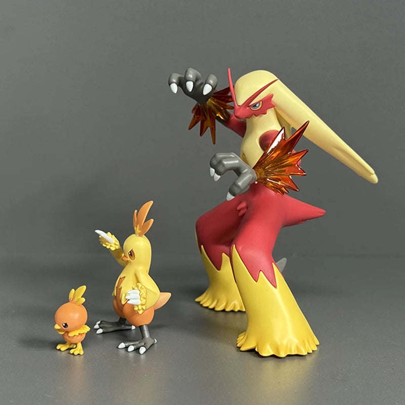 Pokémon Torchic, Combusken & Blaziken Ace Studio PVC 11cm