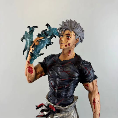 Statuetta Satoru Gojo Battle Damage Shinjuku vs Sukuna Jujutsu Kaisen C4 Studio PVC