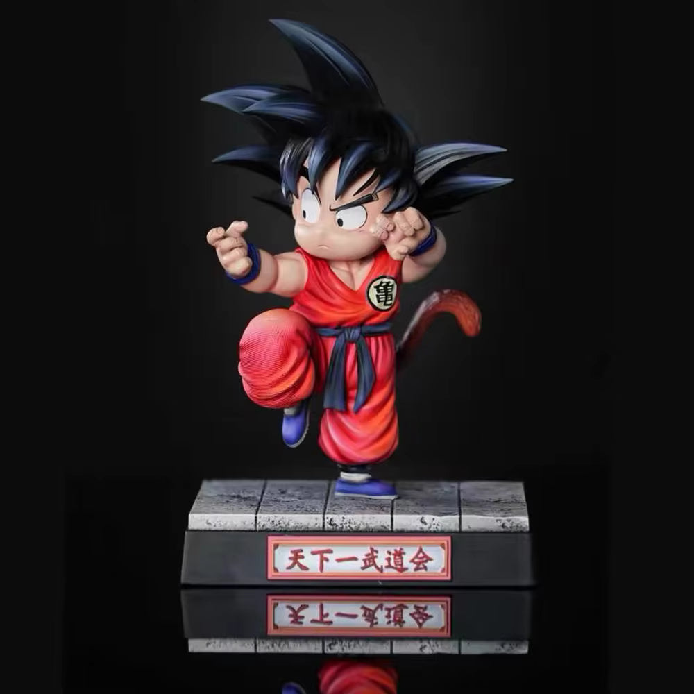 Figuras Goku e Krillin Crianças Tenkaichi Budokai Dragon Ball JW Studio PVC