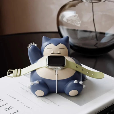 Figura Pokemon Snorlax Estación de Carga - Pokémon