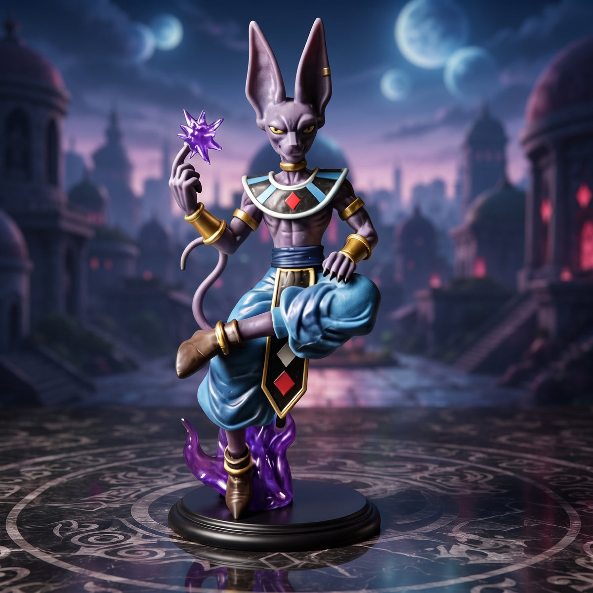 Figura Beerus Dios de la Destrucción Hakai Dragon Ball Super PVC