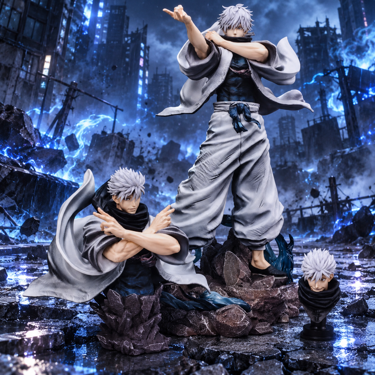 Statuetta Satoru Gojo Shinjuku Showdown Jujutsu Kaisen PVC