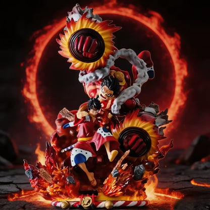 Figura Luffy Gear 4 Snakeman Onigashima Wano One Piece JM Studio PVC