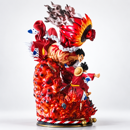 Figura Luffy Gear 4 Snakeman Onigashima Wano One Piece JM Studio PVC