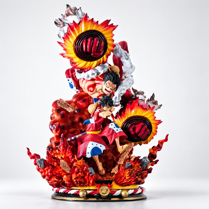 Figura Luffy Gear 4 Snakeman Onigashima Wano One Piece JM Studio PVC