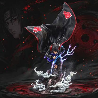 Sasuke Uchiha Akatsuki Chidori Naruto Shippuden UP Art & MINI Studio PVC Figure
