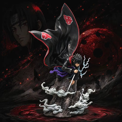 Sasuke Uchiha Akatsuki Chidori Naruto Shippuden UP Art & MINI Studio PVC Figure
