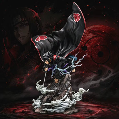 Sasuke Uchiha Akatsuki Chidori Naruto Shippuden UP Art & MINI Studio PVC Figure
