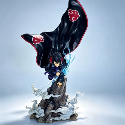 Sasuke Uchiha Akatsuki Chidori Naruto Shippuden UP Art & MINI Studio PVC Figure