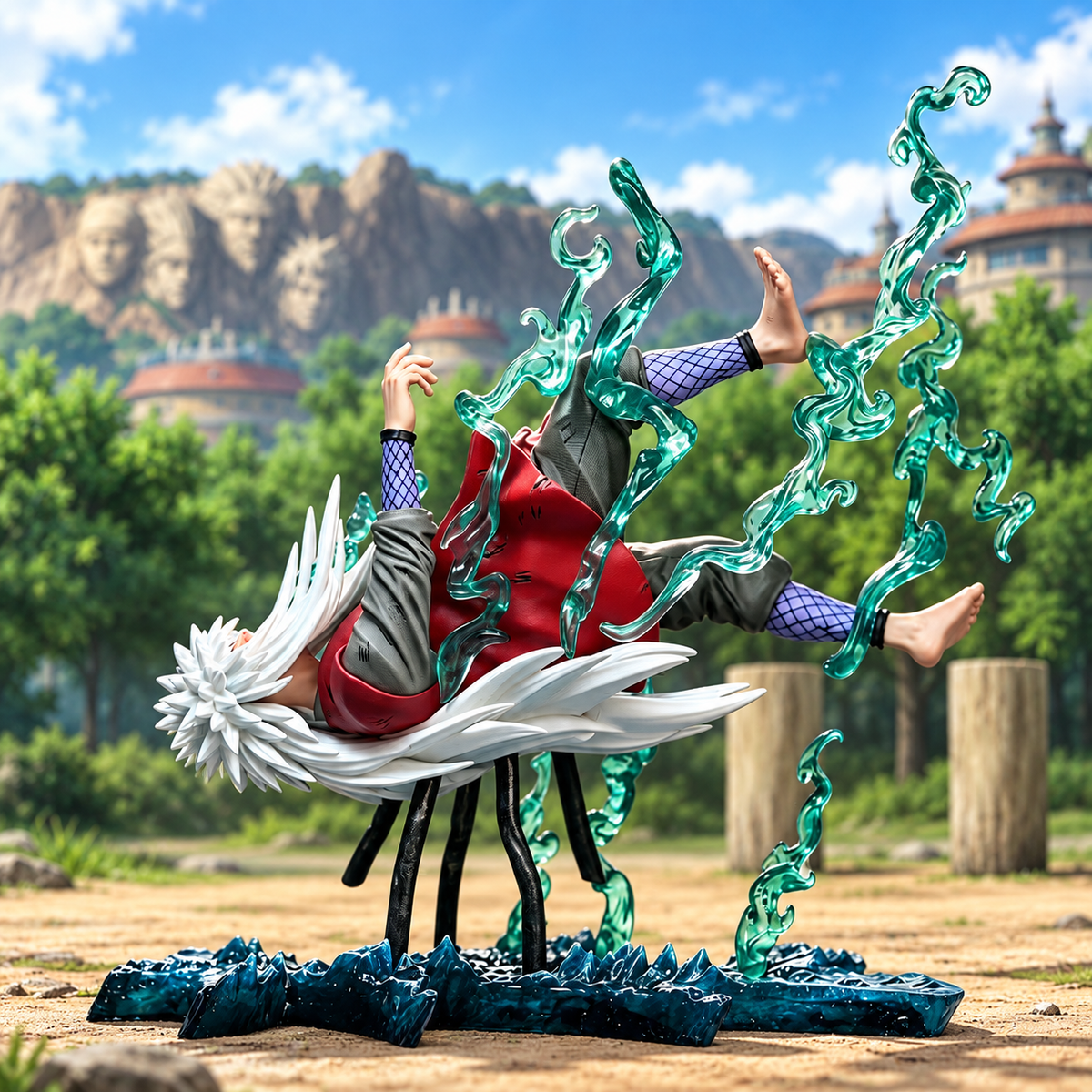 Jiraiya Last Battle vs Pain Naruto Shippuden Ventus Studio PVC Figure