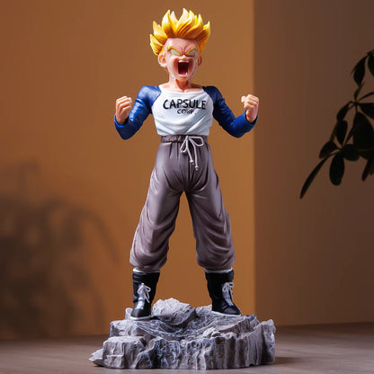 Kid Trunks Super Saiyan Power Up Capsule Corp Dragon Ball Z Z Studio PVC Figure