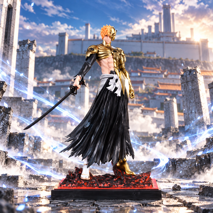 Ichigo Kurosaki Fullbring Bankai Gold Hell Armor Bleach Cheng Studio PVC Figure