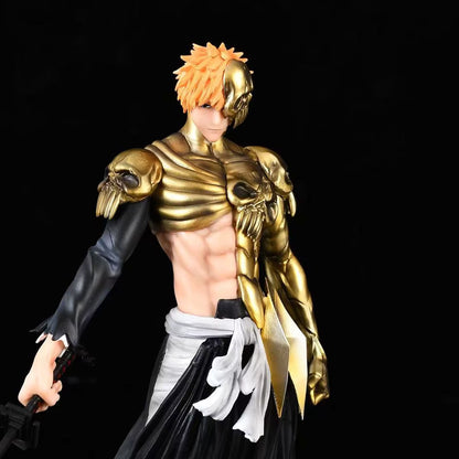 Ichigo Kurosaki Fullbring Bankai Gold Hell Armor Bleach Cheng Studio PVC Figure