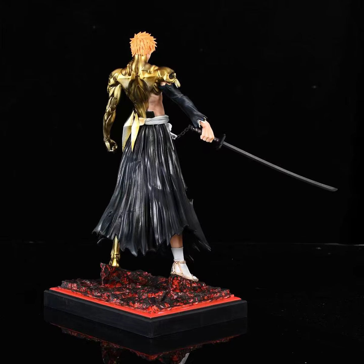 Ichigo Kurosaki Fullbring Bankai Gold Hell Armor Bleach Cheng Studio PVC Figure