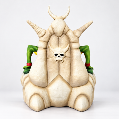 Statuetta King Piccolo Daimao Trono di Teschi Dragon Ball Paralle Studio PVC