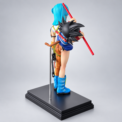 Figura Bulma y Kid Goku Adventure 40th Anniversary Dragon Ball Infinite Studio PVC