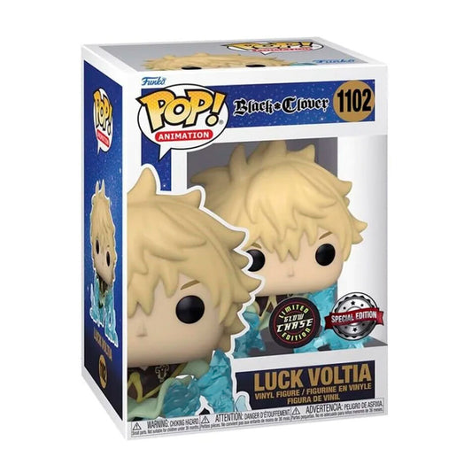 Funko Pop Luck Voltia Exclusive Glow Chase Black Clover #1102