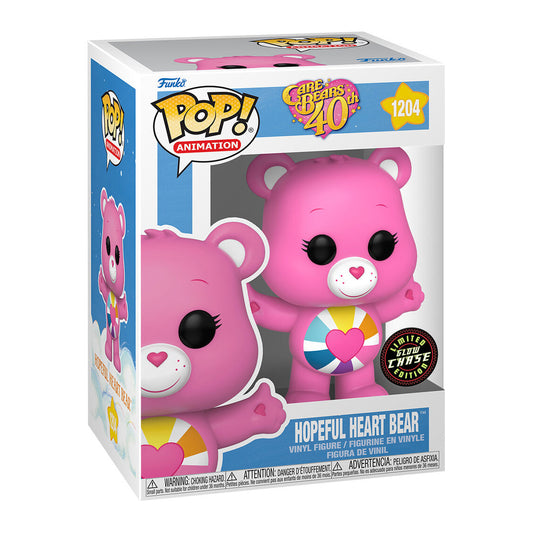 Funko Pop Hopeful Heart Bear Chase Care Bears 40th Anniversary #1204