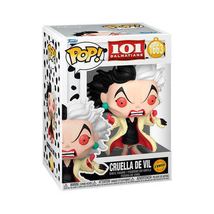 Funko Pop Chase Cruella de Vil 101 Dalmatas Disney #1663