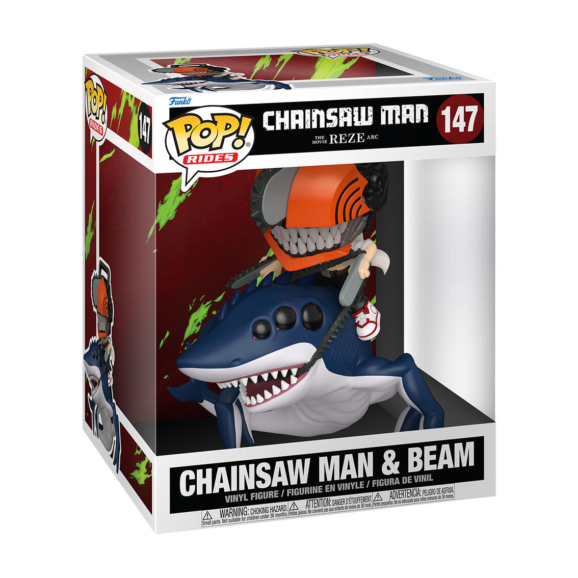Funko Pop Deluxe Chainsaw Man & Beam Chainsaw Man Reze's Arc #147