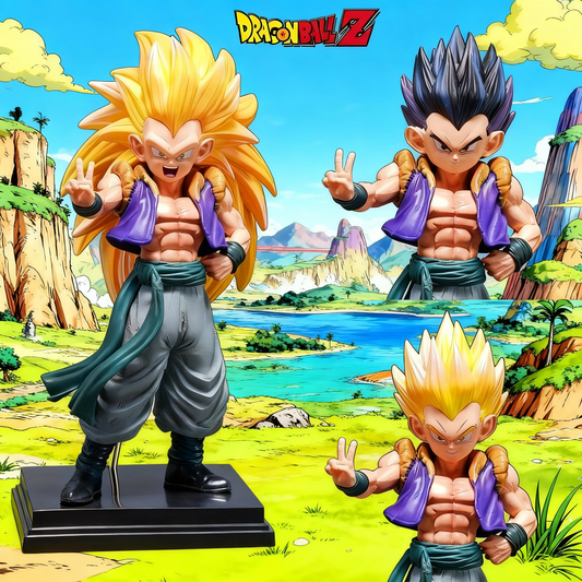Figura Dragon Ball Gotenks Base Form / Super Saiyan Head Swap LK Studio - Dragon Ball