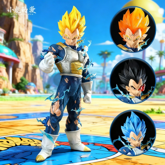 Figura Vegeta 4 Transformaciones Saiyan Dragon Ball XiaoHu Studio PVC - Dragon Ball