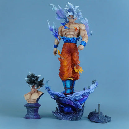 Goku Ultra Instinto + Busto Dragon Ball Super LK Studio PVC