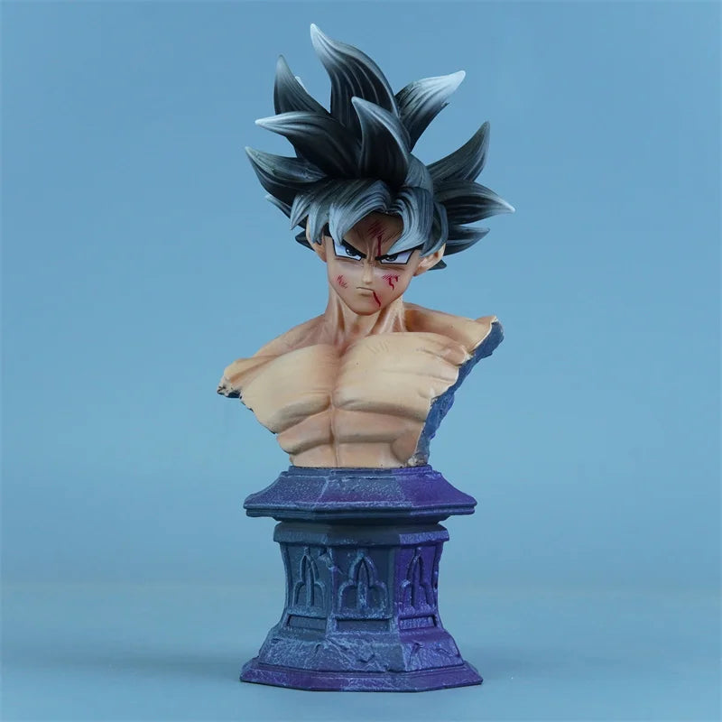 Goku Ultra Instinto + Busto Dragon Ball Super LK Studio PVC