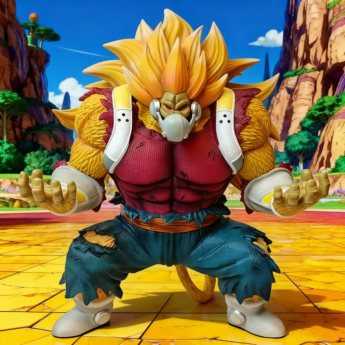 Cumber Ozaru Dorado Dragon Ball SA Studio PVC