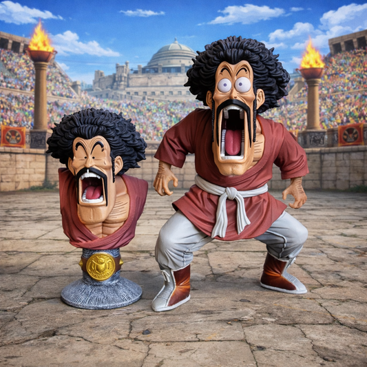 Mr. Satan Figure World Martial Arts Champion Dragon Ball + Busto PVC