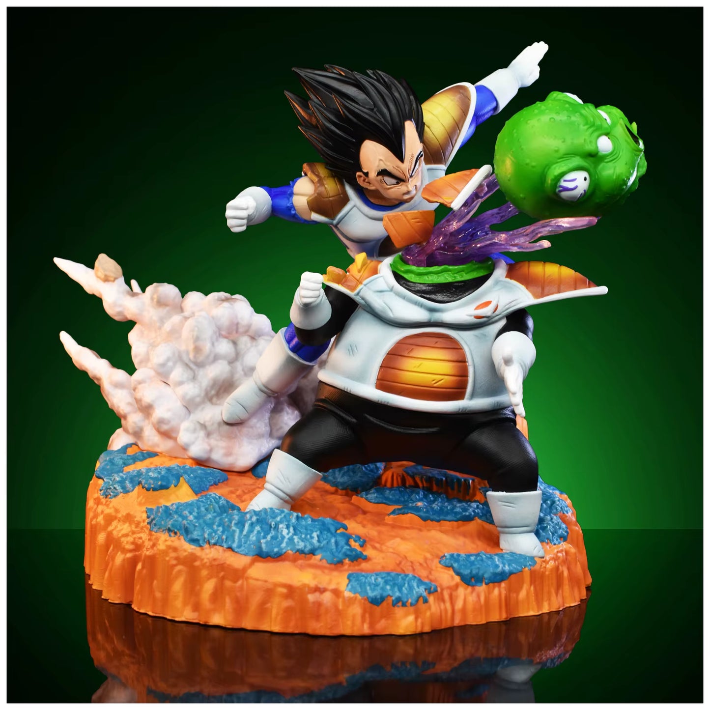 Dragon Ball Z Vegeta vs Guldo Battle Scene MRC Studio PVC